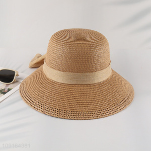 Top selling breathable women summer outdoor straw hat sun hat