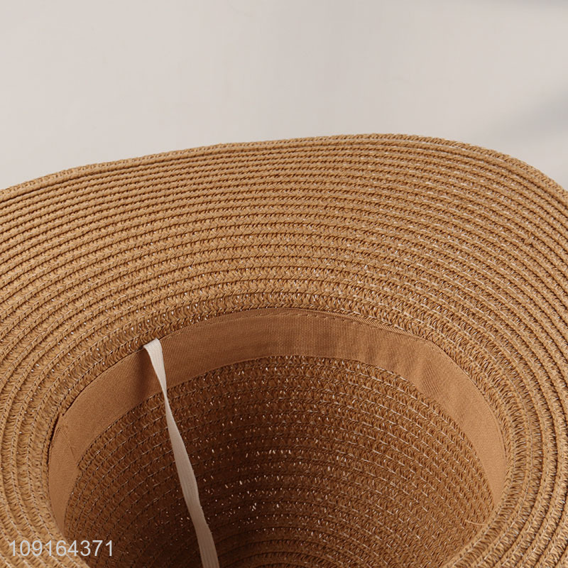 New arrival summer outdoor beach hat straw hat sun hat for sale
