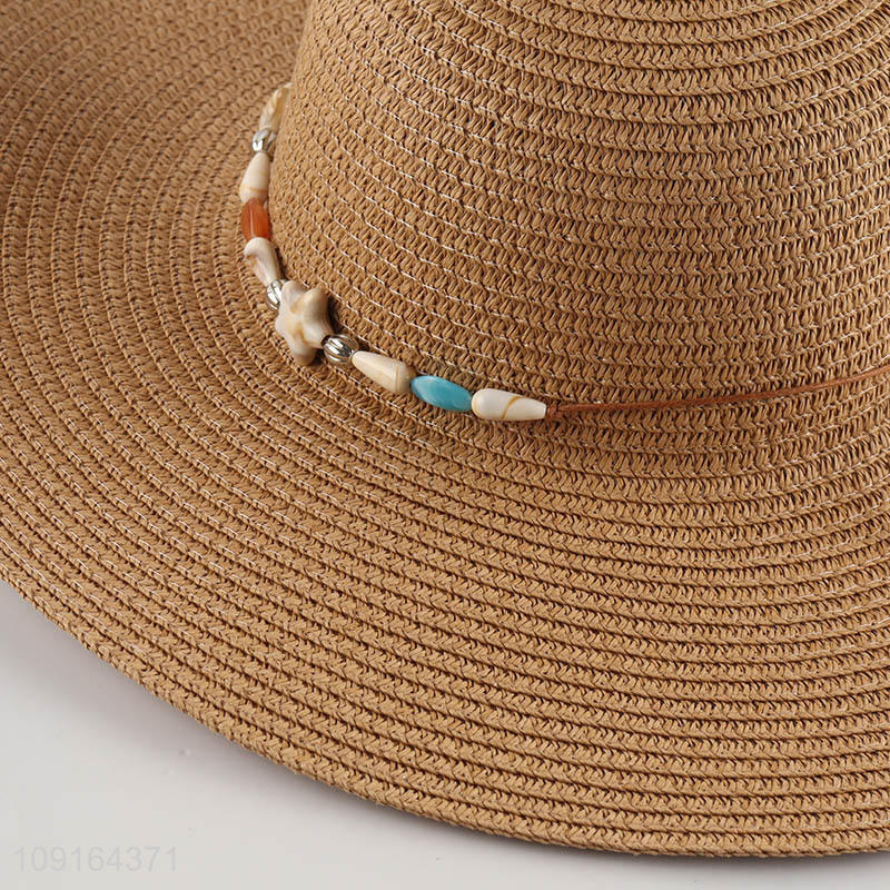 New arrival summer outdoor beach hat straw hat sun hat for sale