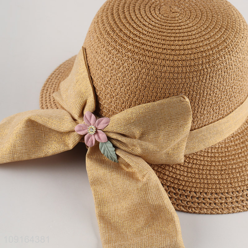 Top selling breathable women summer outdoor straw hat sun hat