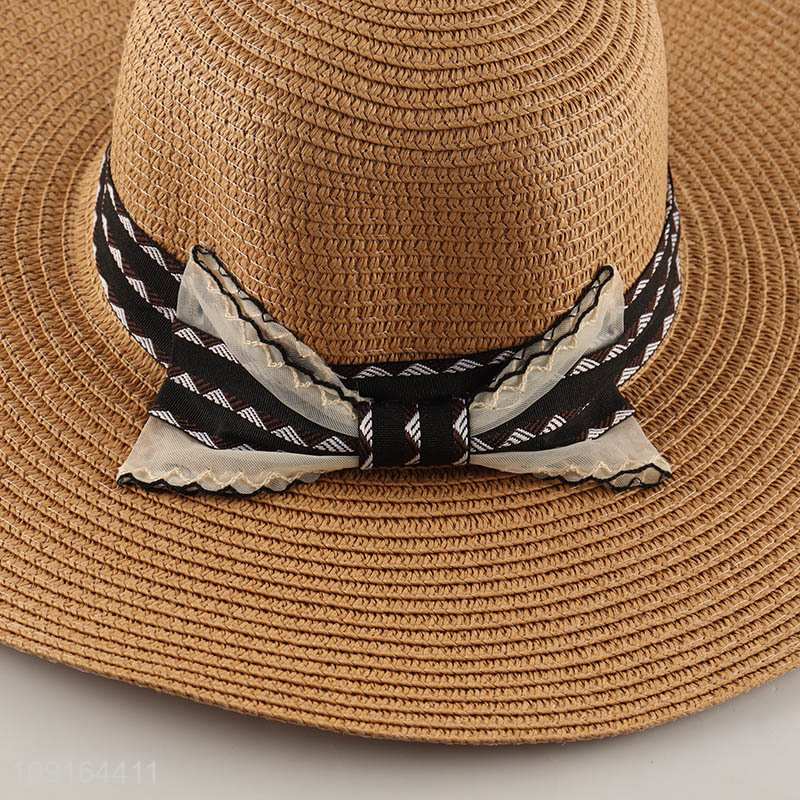 Yiwu market breathable women straw hat sun hat outdoor straw hat