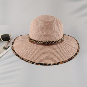 Factory price fashion girls outdoor summer sun hat straw hat