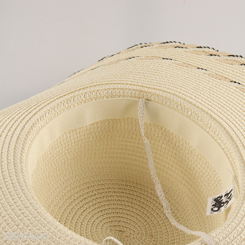 Popular products fashion ladies outdoor summer sun hat straw hat