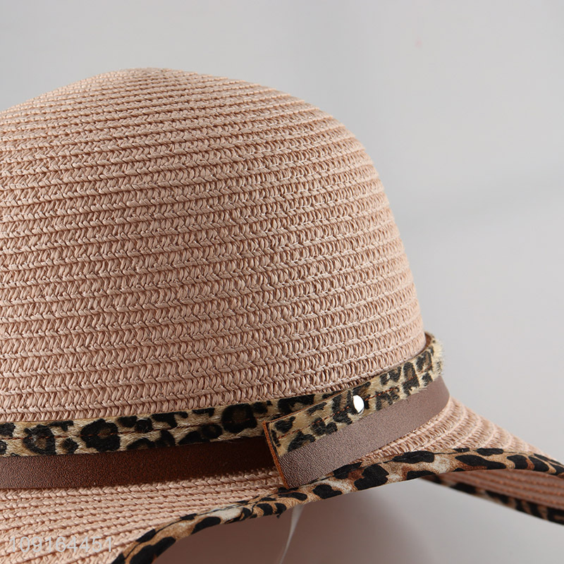 Factory price fashion girls outdoor summer sun hat straw hat