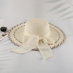 Popular products fashion ladies outdoor summer sun hat straw hat