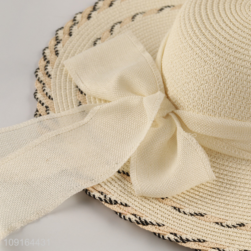 Popular products fashion ladies outdoor summer sun hat straw hat