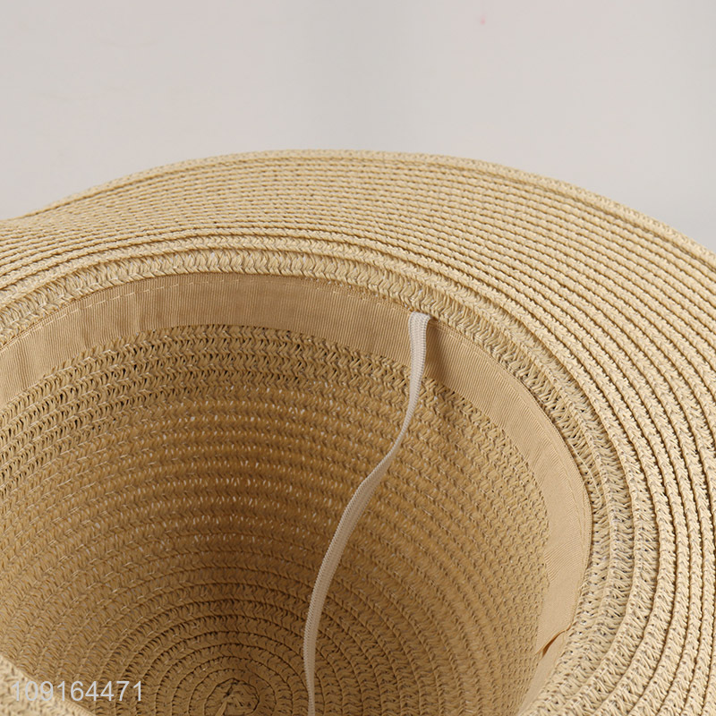 Top sale ladies summer outdoor sun hat straw hat beach hat