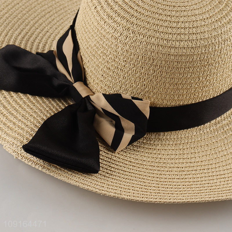 Top sale ladies summer outdoor sun hat straw hat beach hat
