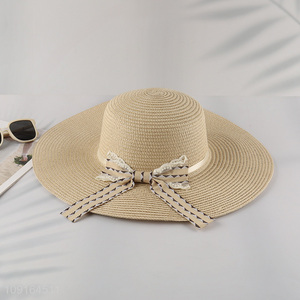Best sale fashion ladies outdoor summer sun hat straw hat wholesale