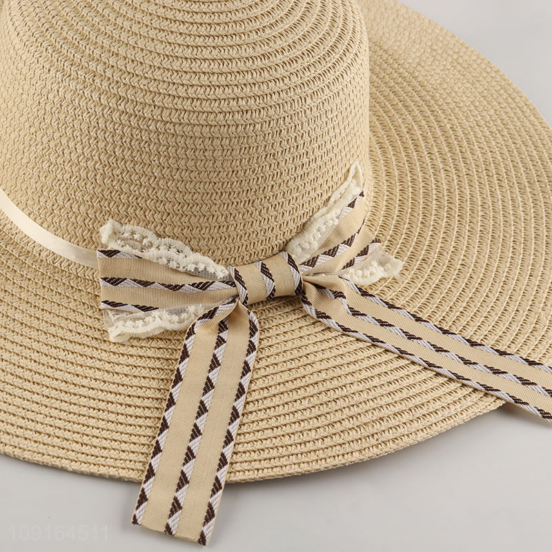 Best sale fashion ladies outdoor summer sun hat straw hat wholesale