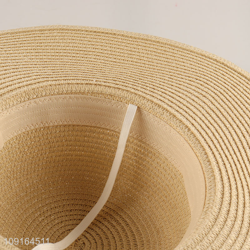 Best sale fashion ladies outdoor summer sun hat straw hat wholesale