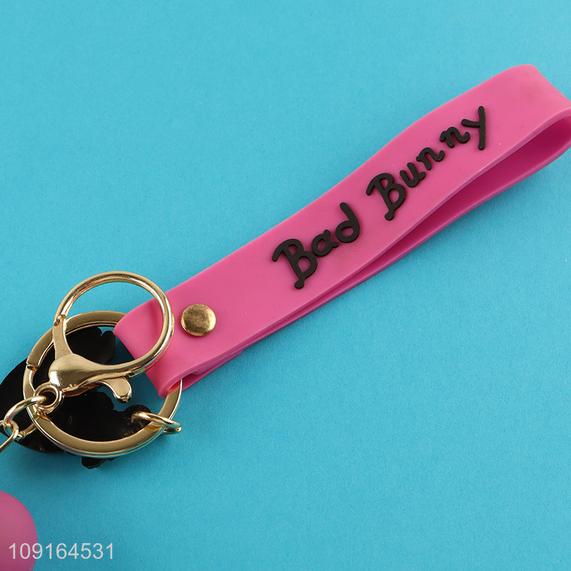 Top selling heart shape pendant cartoon keychain for gifts