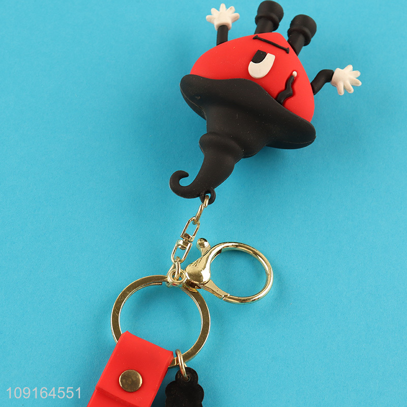 Yiwu market cartoon portable heart pendant keychain for sale