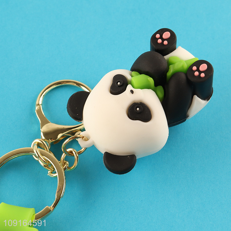 China supplier panda pendant portable cute keychain for gifts