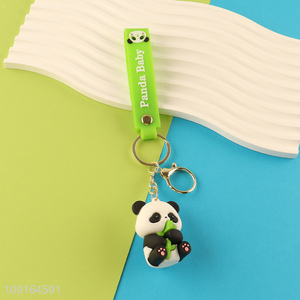 China supplier panda pendant portable cute keychain for gifts