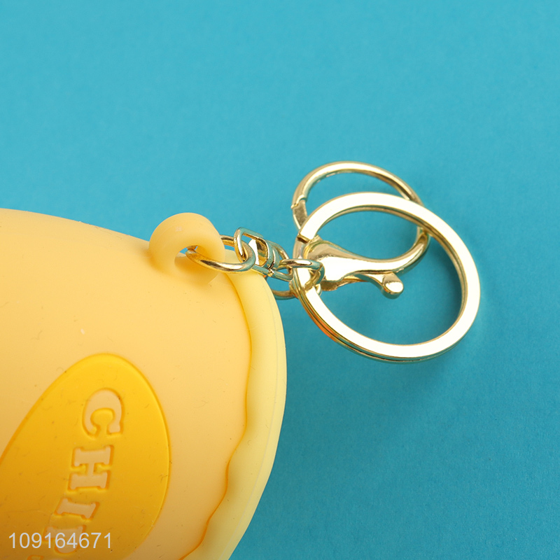 Good quality portable plastic keychain key ring for sale