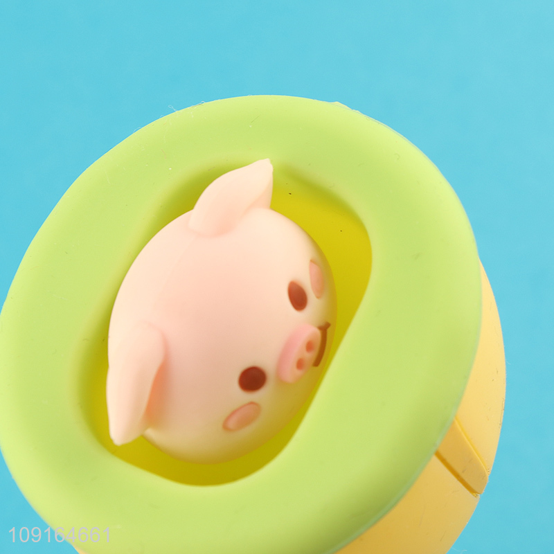 Popular products cartoon pig pendant keychain key ring