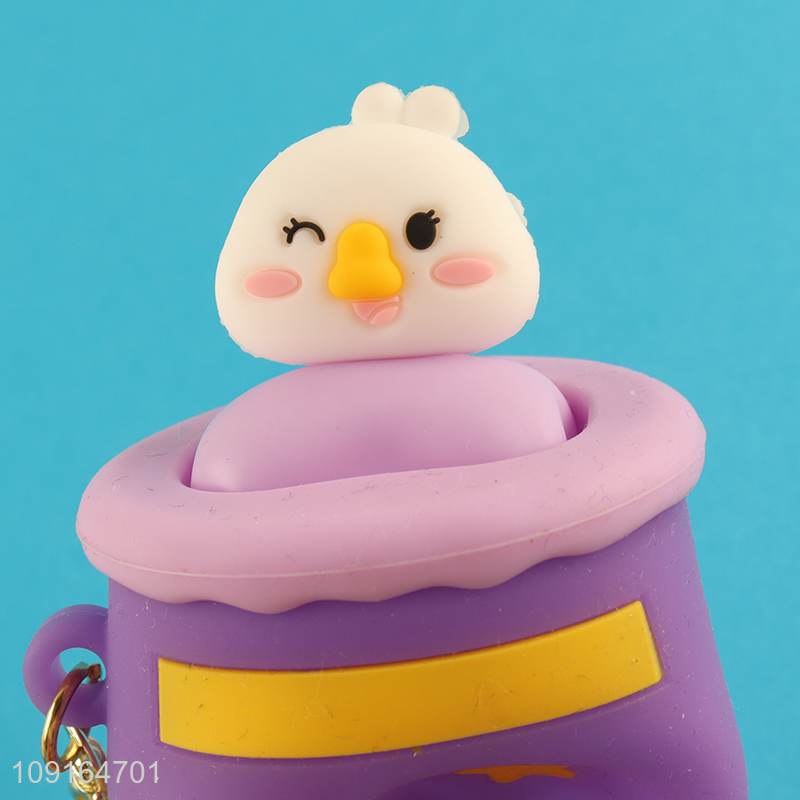 Good price cartoon pendant portable keychain key ring