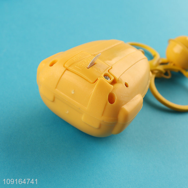 Most popular yellow portable keychain key ring for gifts