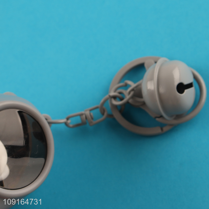 Top sale portable bear pendant keychain key ring wholesale