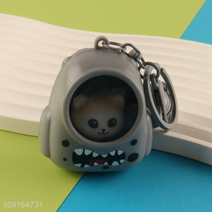 Top sale portable bear pendant keychain key ring wholesale