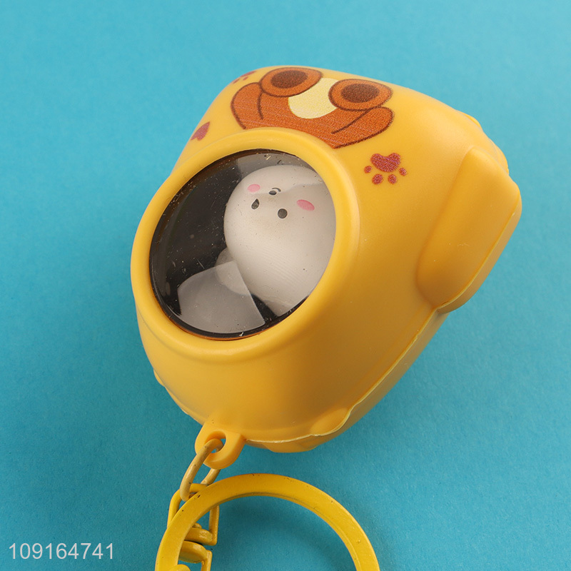 Most popular yellow portable keychain key ring for gifts