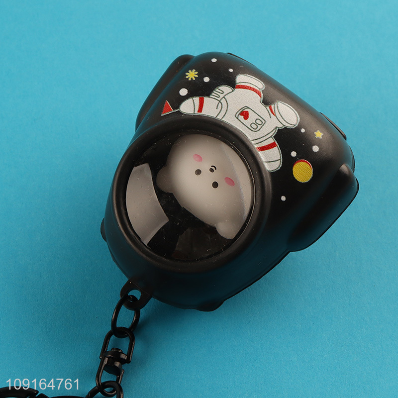 China products black portable keychain key ring for gifts