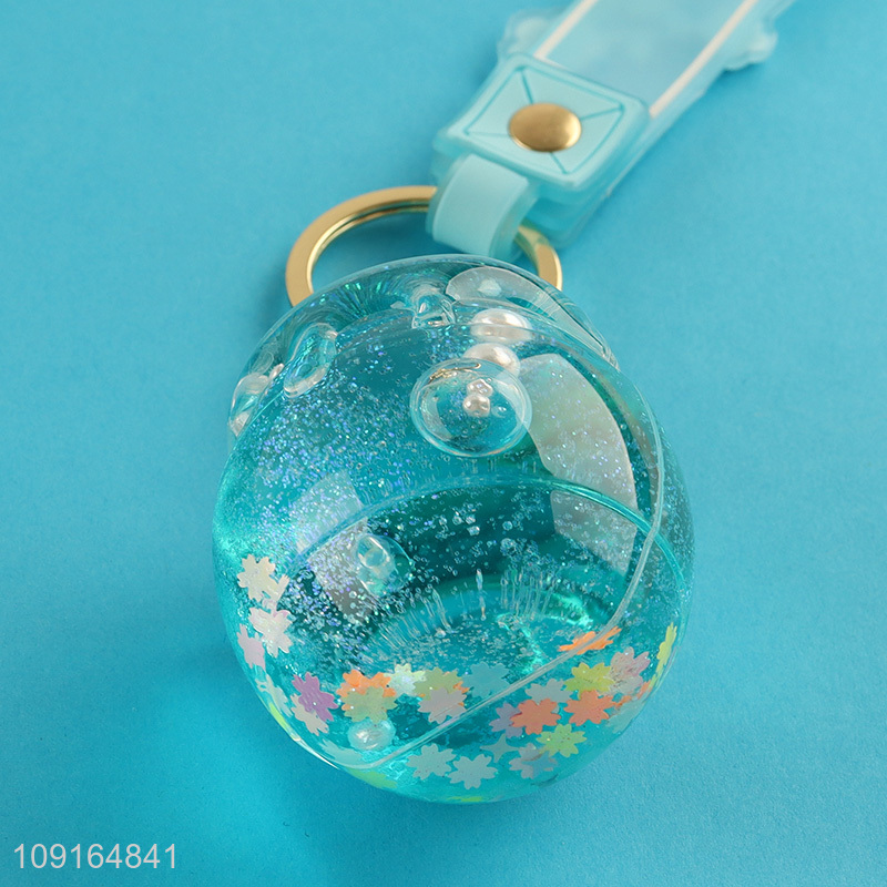 Top selling multicolor honey jar pendant keychain key ring