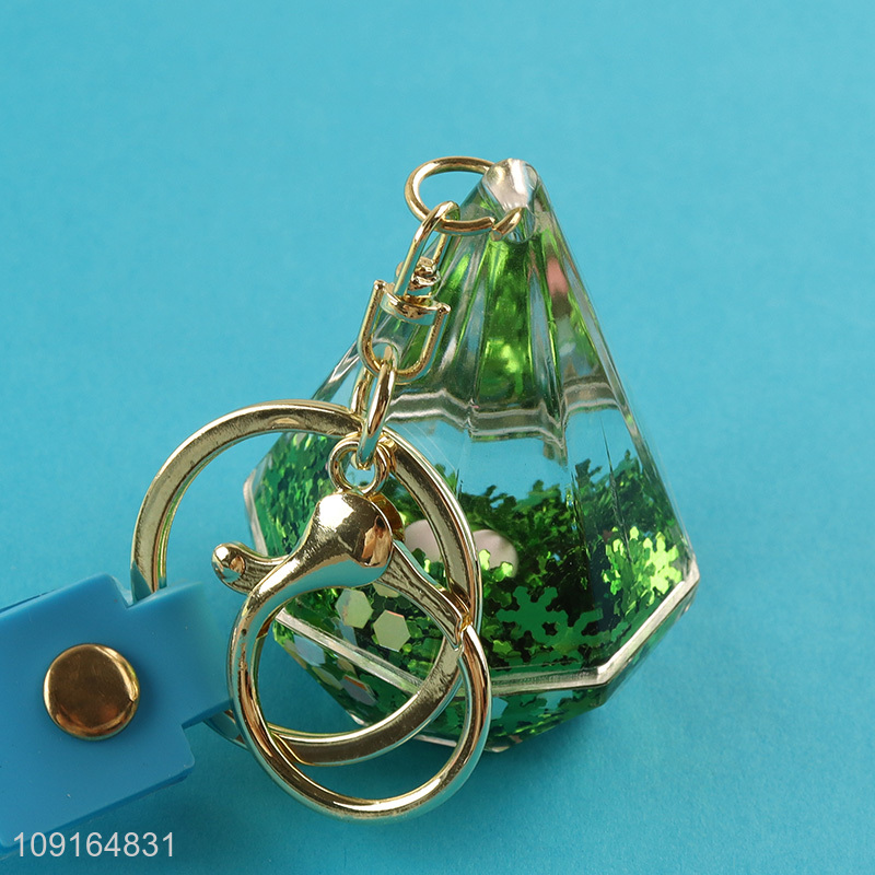 Most popular plastic creative keychain key ring for gifts