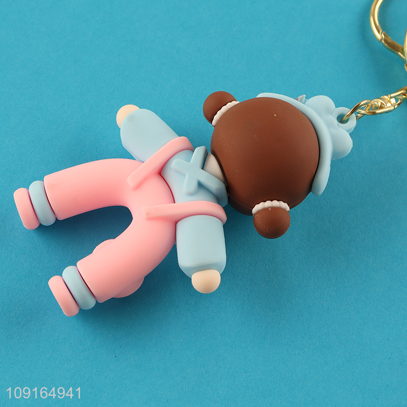 China products multicolor girls pendant keychain key ring