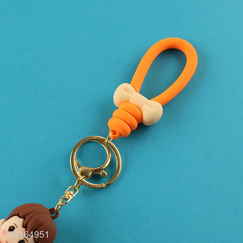 Yiwu market portable boys pendant keychain key ring for sale
