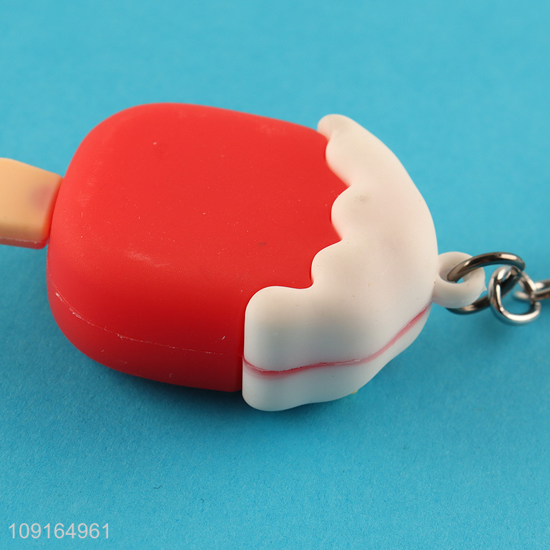 Yiwu market multicolor popsicle pendant keychain key ring