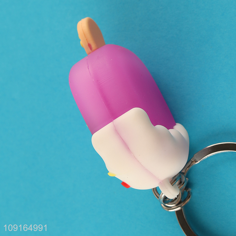 Low price grape popsicle keychain key ring for gifts