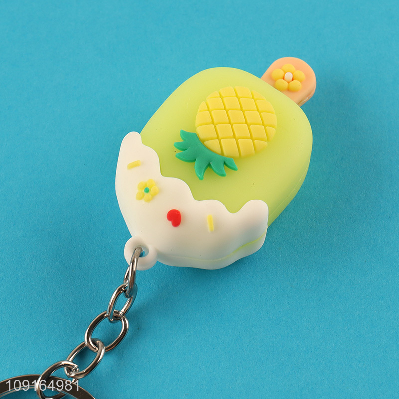 Factory direct sale popsicle shape pendant keychain key ring