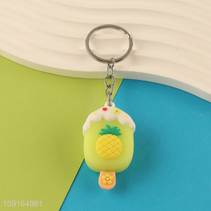 Factory direct sale popsicle shape pendant keychain key ring