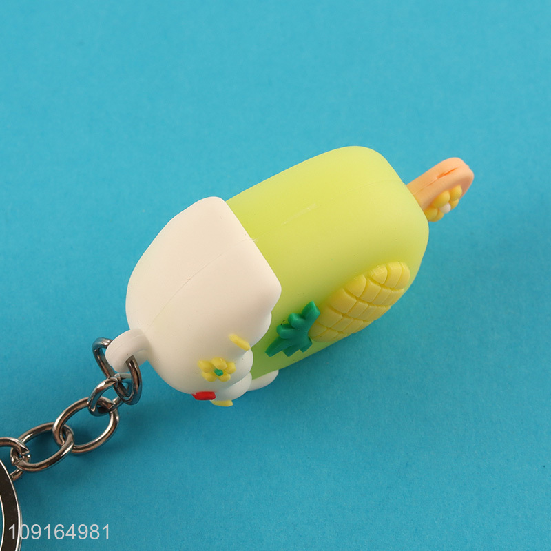 Factory direct sale popsicle shape pendant keychain key ring