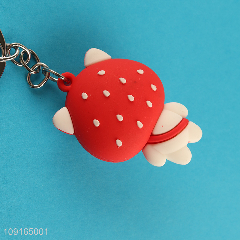 Good selling cartoon cat pendant keychain key ring wholesale