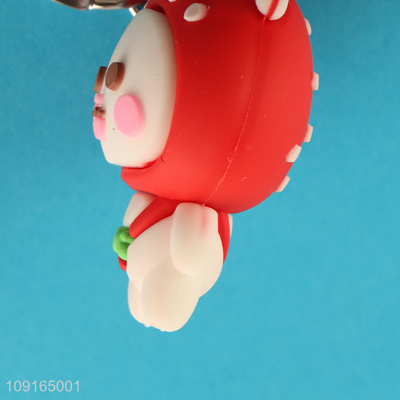 Good selling cartoon cat pendant keychain key ring wholesale