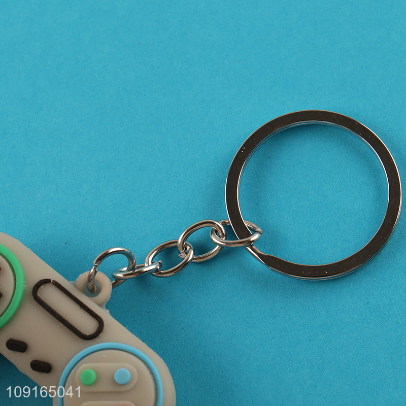 Top selling multicolor game console pendant keychain key ring wholesale