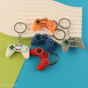 Top selling multicolor game console pendant keychain key ring wholesale