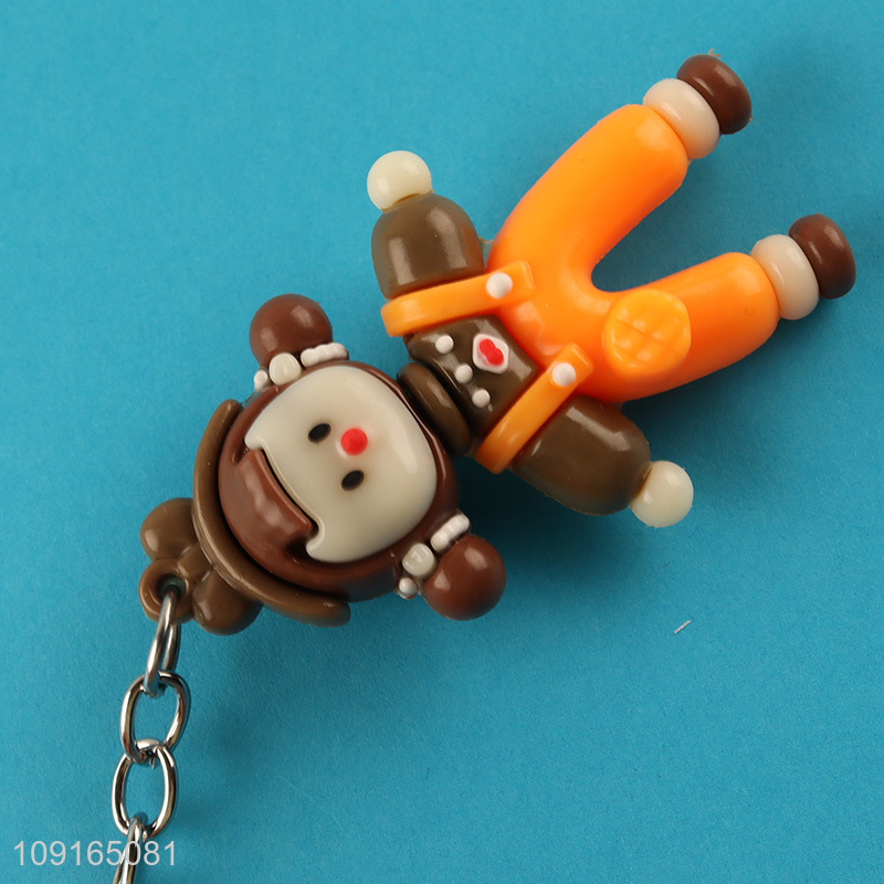 Good sale girls pendant portable keychain key ring wholesale