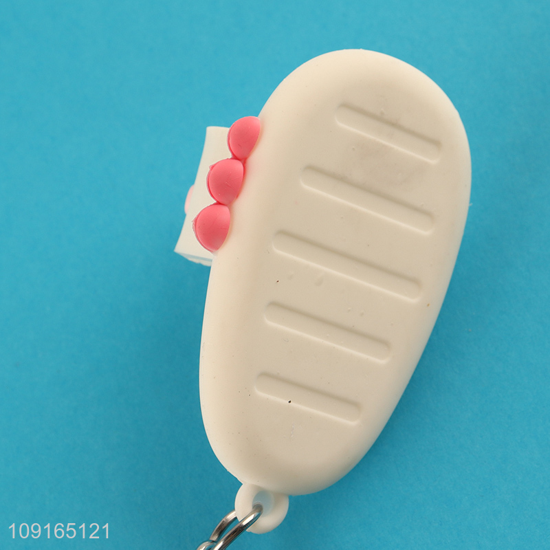 China products multicolor slippers pendant keychain key ring