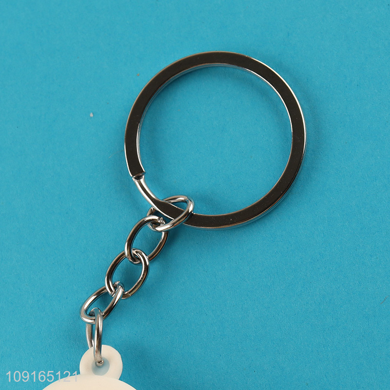 China products multicolor slippers pendant keychain key ring