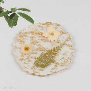 Online Wholesale Dried Flower Coasters Natural Flower Drink Coasters
