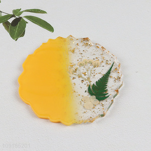Factory Price Dried Flower Coasters Natural Floral Epoxy Coasters