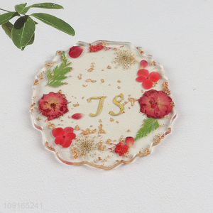 Good Quality Dried Flower Coasters Flower Drink Coasters Wholesale