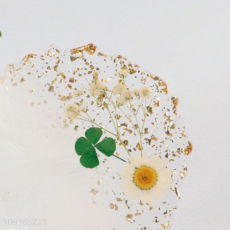 Online Wholesale Dried Flower Cup Coasters Natural Floral Cup Mats