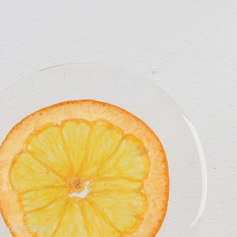 Wholesale Orange Slice Coasters Funny Fruit Coasters for Dining Table