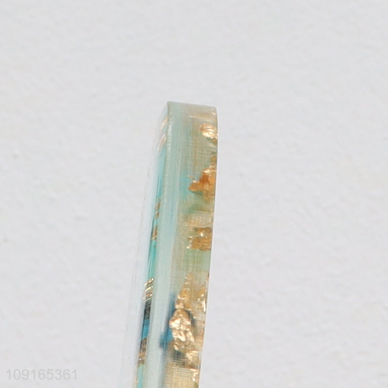 New Product Dried Flower Car Cup Holder Coasters Resin Cup Coasters