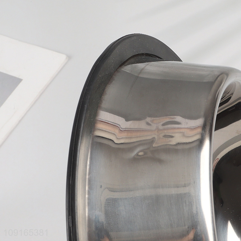 New Arrival Non-Slip Stainless Steel Pet Dog Bowl Cat Bowl